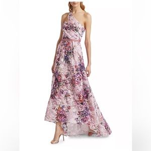 Beautiful One Shoulder Marchesa Notte Gown